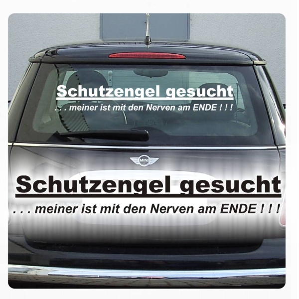 Schutzengel gesucht... meiner ist mit den Nerven am Ende! A1095