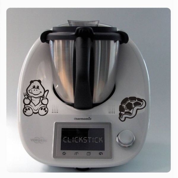 Thermomix Aufkleber Schildkröte Turtle Sticker für TM5 TM6  Tattoo TH411