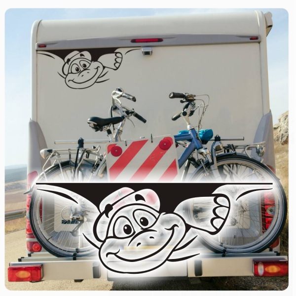 Schildkröte Sticker Aufkleber Autoaufkleber lustig Wohnmobil Aufkleber Caravan Sticker WoMo162