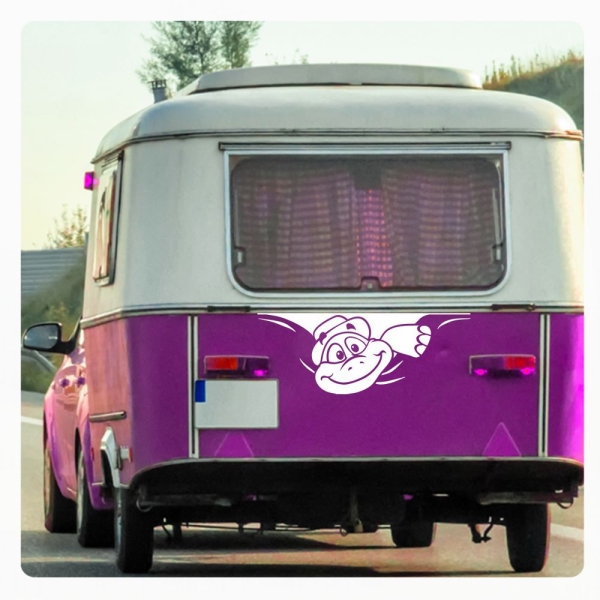 Schildkröte Sticker Aufkleber Autoaufkleber lustig Wohnmobil Aufkleber Caravan Sticker WoMo162