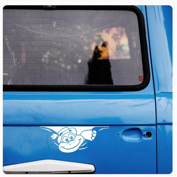 Autoaufkleber Schildkröte Sticker Auto Aufkleber Hetz nicht! lustig A2097