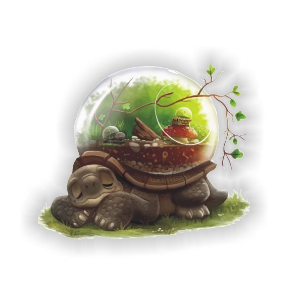 Autoaufkleber schlafende Schildkröte Turtle Auto Aufkleber Sticker Digitaldruck DA052