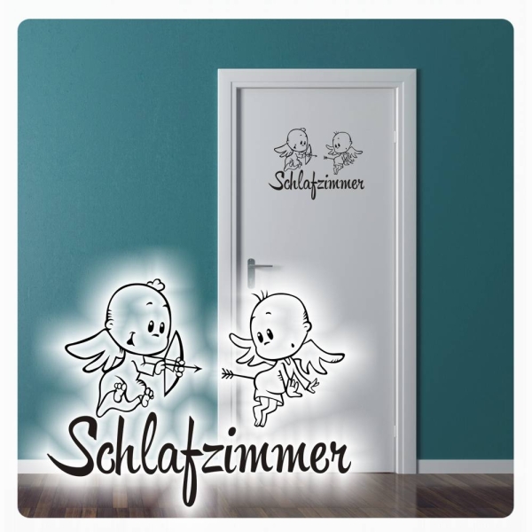 Türaufkleber Schlafzimmer Engel Amor Türtattoo Aufkleber T550