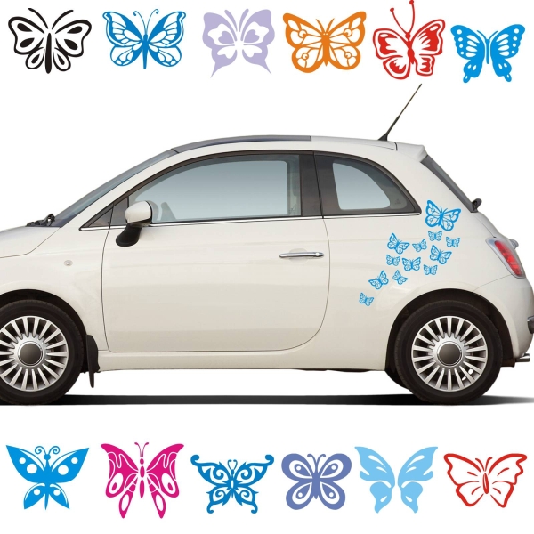 Schmetterlinge Butterfly SET Autoaufkleber Aufkleber A075