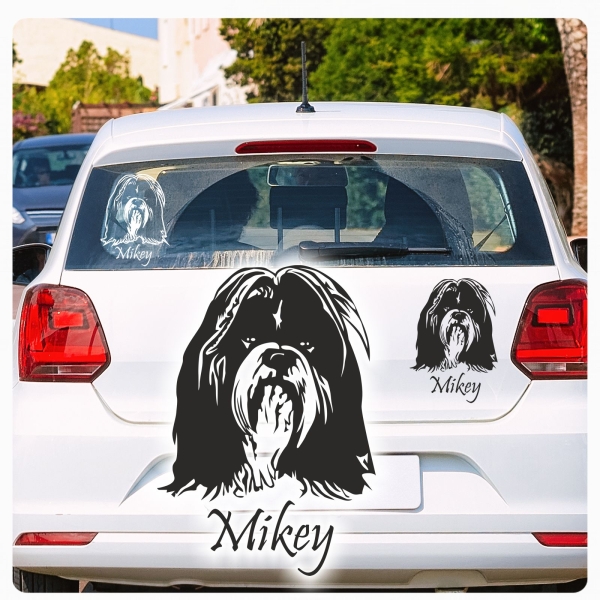 Shih Tzu Hundeaufkleber Autoaufkleber Auto Aufkleber Sticker A1129