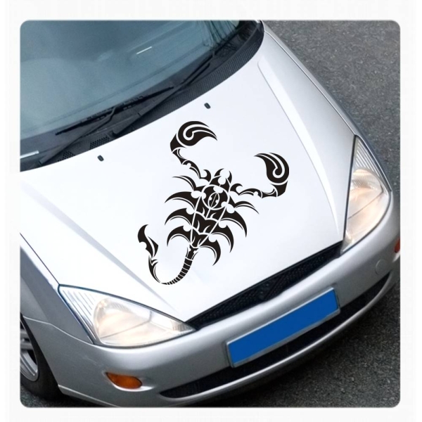 Skorpion Autoaufkleber Tribal Tattoo Scorpion Motorhauben Aufkleber Auto A4111