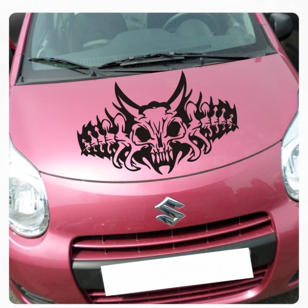 Autoaufkleber Monster Skull Auto Aufkleber Motorhauben Aufkleber Sticker A418