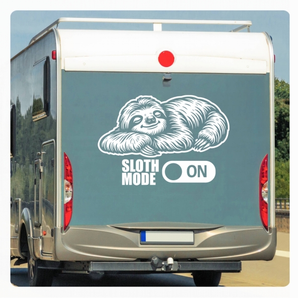 Sloth Mode on - Entspannungsmodus Faultier Wohnmobil Caravan Wohnwagen WoMo503