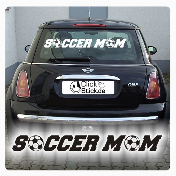 Soccer Mum Fussball Fußball Autoaufkleber Aufkleber Sticker A1145