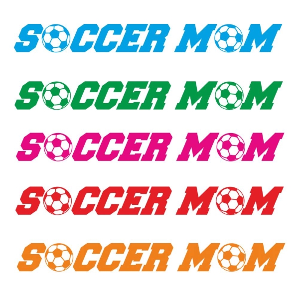 Soccer Mum Fussball Fußball Autoaufkleber Aufkleber Sticker A1145