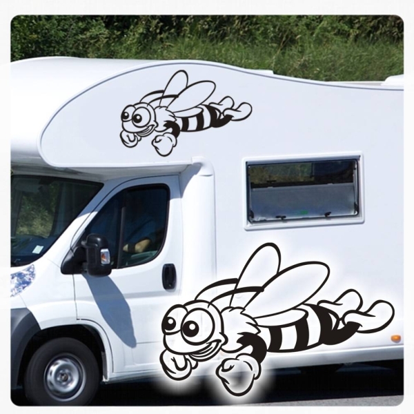 Speedy Biene  Wohnmobil Aufkleber Wohnwagen Sticker WoMo287