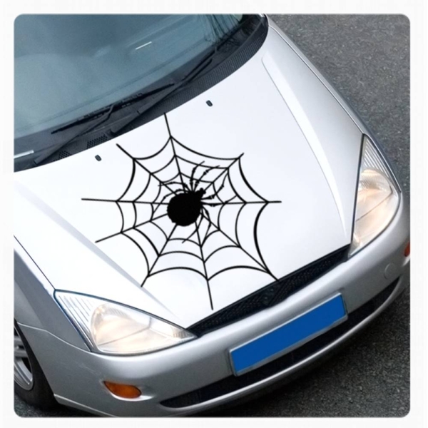 Spinne Spinnennetz Auto Aufkleber Spider Sticker A557