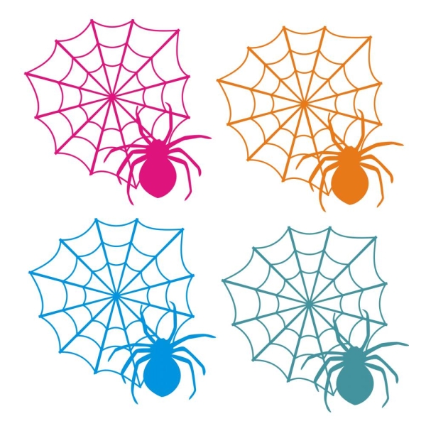 Spinnennetz Spinne Spider Wohnmobil Aufkleber Wohnwagen Sticker WoMo038