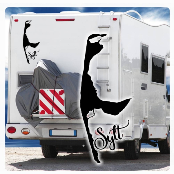 Wohnmobil Aufkleber Sylt Deutsche Inseln WoMo Caravan Aufkleber Sticker WoMo138