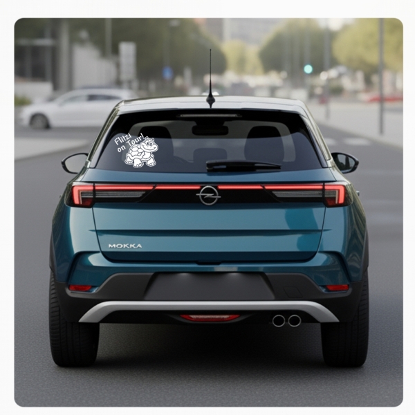 Name Text on Tour! Autoaufkleber Schildkröte Sticker Auto Aufkleber A1242