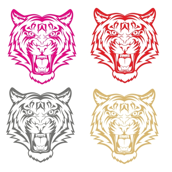 Tribal Tiger Motorhauben Auto Aufkleber Sticker A1090