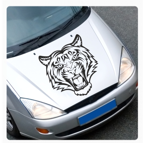 Tribal Tiger Motorhauben Auto Aufkleber Sticker A1090