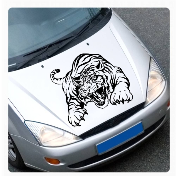 Tribal Tiger Autoaufkleber Auto Aufkleber Sticker Motorhauben Haube A688