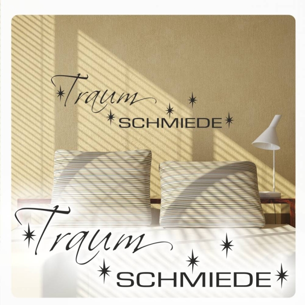 Wandtattoo Traum Schmiede Sterne Schlafzimmer Traumschmiede Gute Nacht W3003