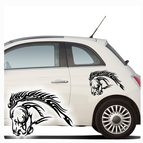 Pferd Tribal Aufkleber Pferdeaufkleber Autoaufkleber Sticker Horse A2049