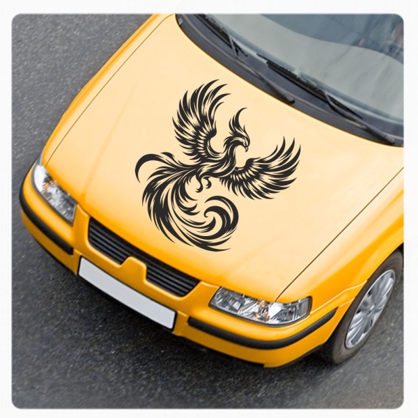 Autoaufkleber Feuervogel Tribal Phoenix Aufkleber Sticker A4214