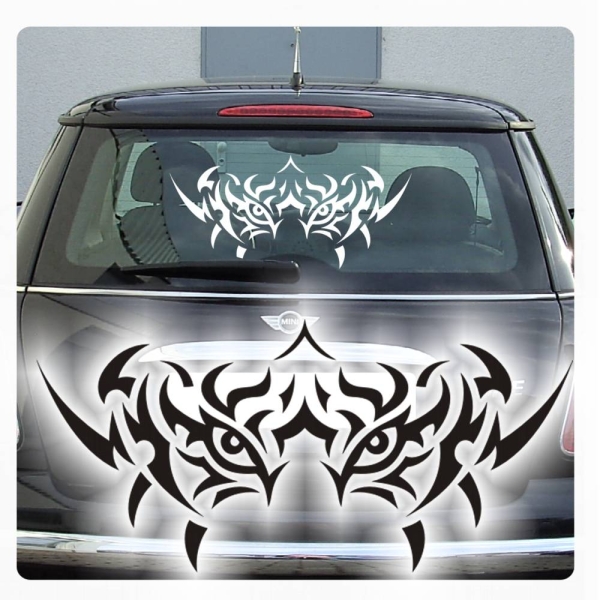 Tribal Tiger Augen Autoaufkleber Sticker Aufkleber A559