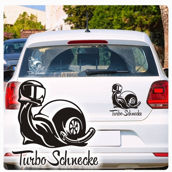 Turboschnecke Turbo Schnecke Renn Autoaufkleber Auto Aufkleber Sticker A870