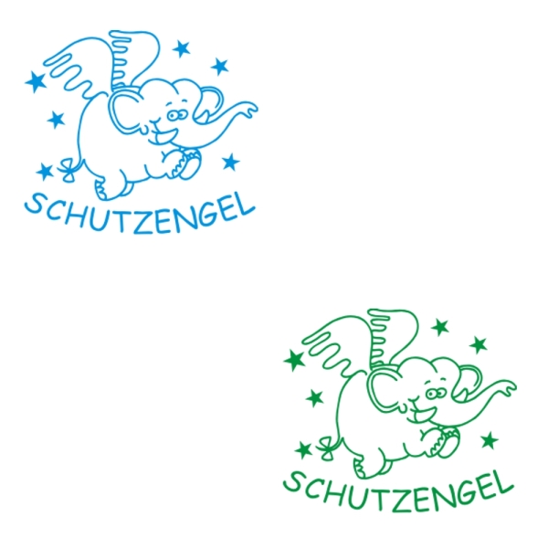 Wohnmobil Aufkleber Schutzengel Elefant Engel WoMo Caravan Aufkleber Sticker WoMo152