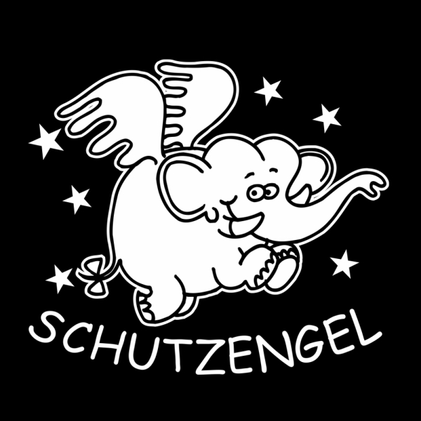 Wohnmobil Aufkleber Schutzengel Elefant Engel WoMo Caravan Aufkleber Sticker WoMo152