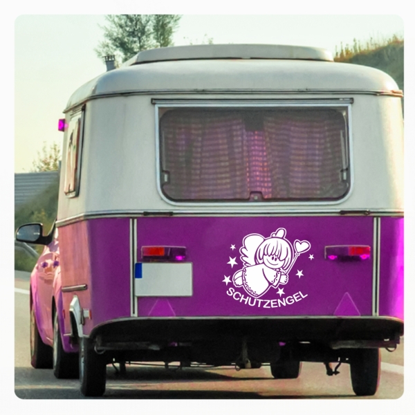 Wohnmobil Aufkleber Schutzengel Angel Engel WoMo Caravan Aufkleber Sticker WoMo151