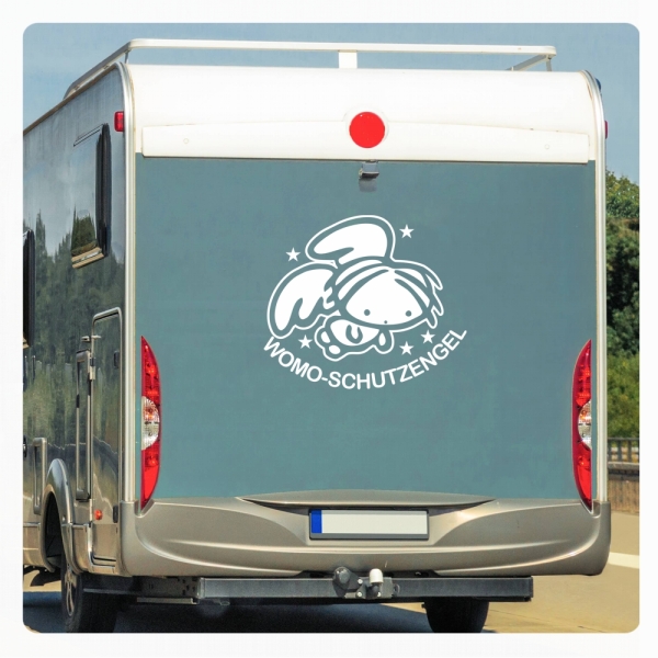 Wohnmobil Aufkleber Schutzengel Engel WoMo Caravan Aufkleber Sticker WoMo200