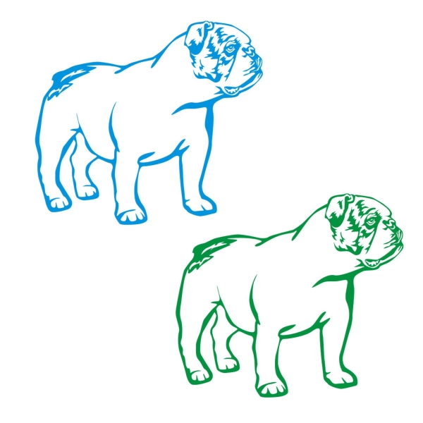 Englische Bulldogge Autoaufkleber Auto Aufkleber Sticker A767