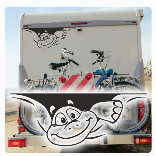 Schildkröte Sticker Aufkleber Autoaufkleber lustig  WoMo051